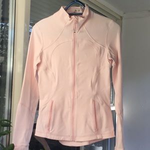 Lululemon pale pink zip up sweater